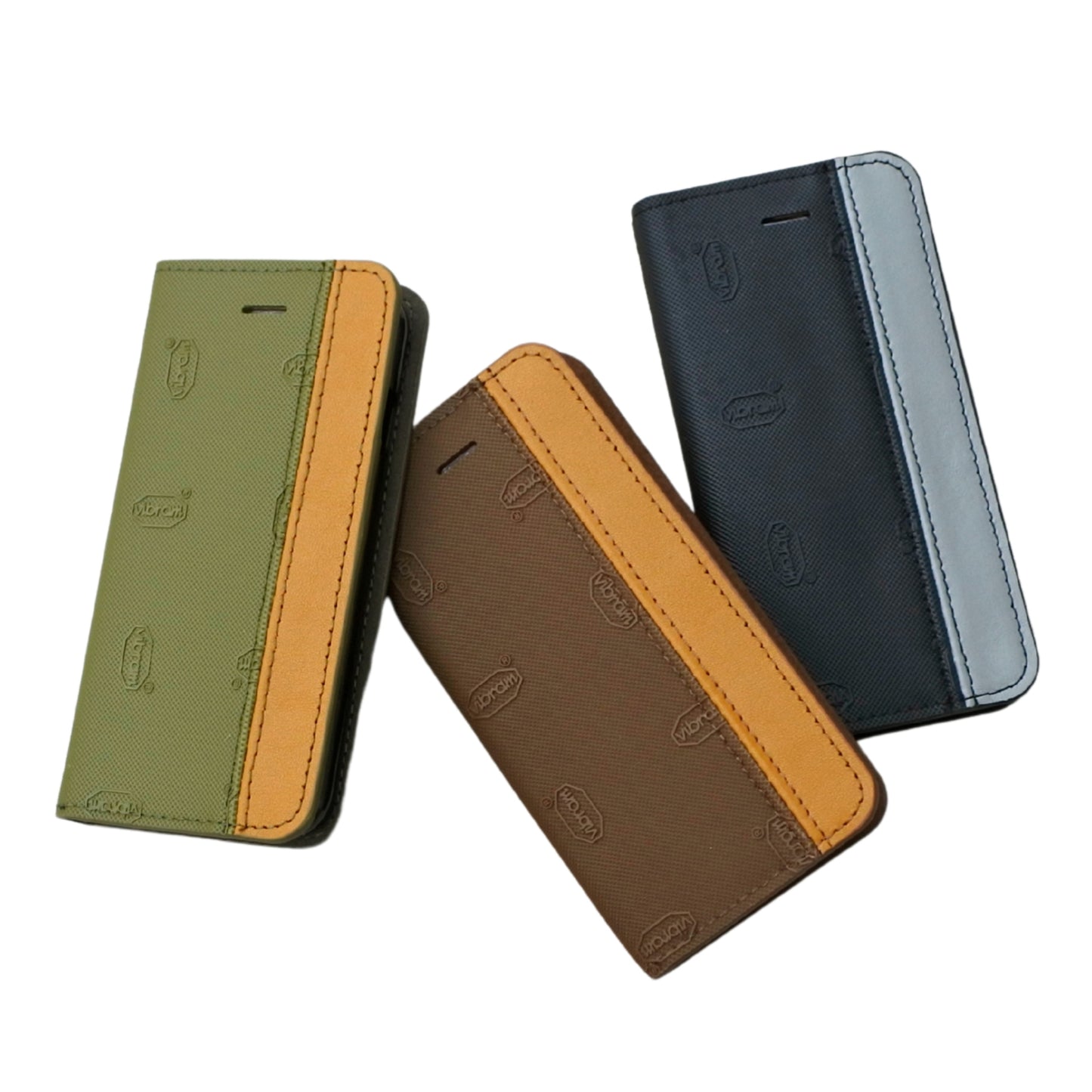 Vibram × tokyoaoyama100 iPhone CASE Two tones 手帳型 iPhone7/iPhone8対応