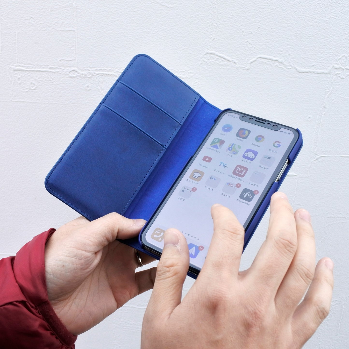 Vibram × tokyoaoyama100  iPhone CASE 手帳型 iPhoneX/iPhoneXs対応
